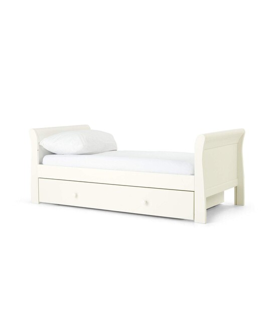 Mia 2 Piece Cotbed with Dresser Changer Set - White image number 5